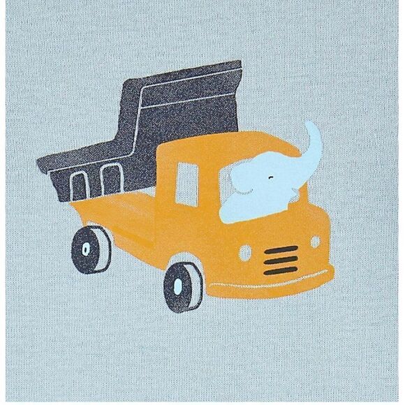 Carter's Boys 12 Month 5-Pack Short-Sleeve Truck Design Bodysuits - Picture 11 of 13